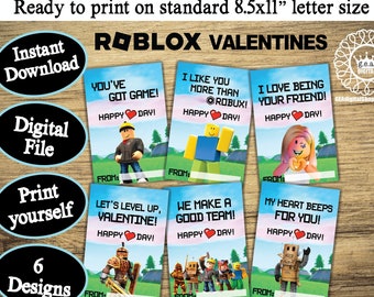Video Game Valentine Cards DIGITAL FILES Printable School Classroom Party Kids Favor Tags Gamer Boys Girls Valentines Day Instant Download