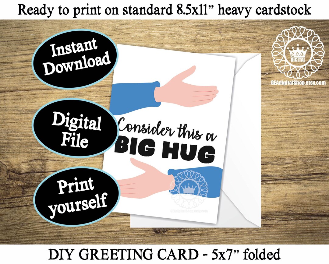 Support and Encouragement Card for Friend PRINTABLE, Thinking of You ...