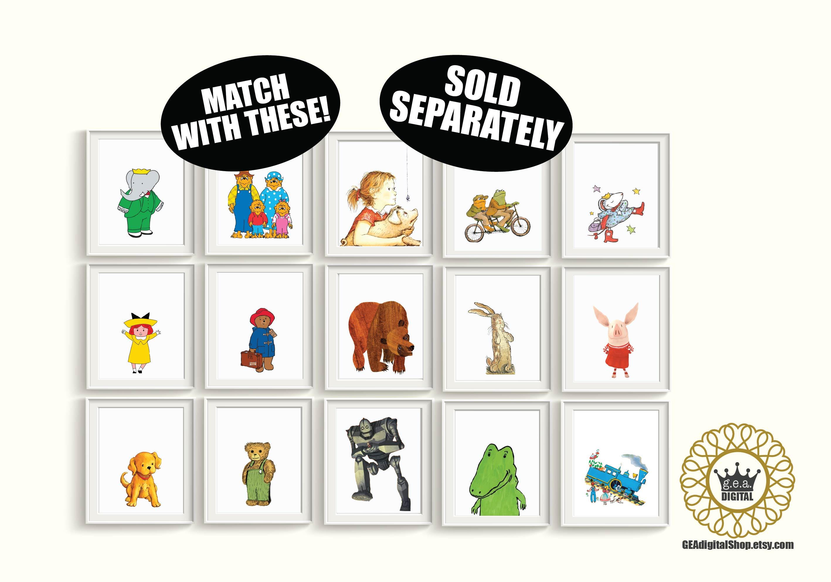 Little Golden Books Printable Art DIGITAL FILE Qty 15 Vintage Baby ...