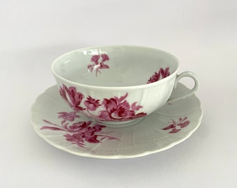 BERNARDAUD et cie - LIMOGES pour CHRISTOFLE Tasse pour café/thé en porcelaine Bernardaud pour Christofle, Tasse à thé/café vintage à motid