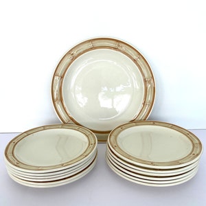GIEN Oval shaped decorative serving dish, Vintage French earthenware presentation dish with signed decoration