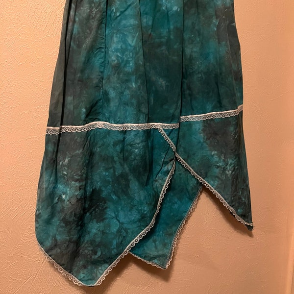 Bandanna Hem Skirt - turquoise