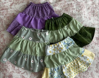 3 tiered skirt for 18in dolls