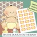 Pin the Dummy on the Baby, Pin the Pacifier on the Baby, Printable Baby ...