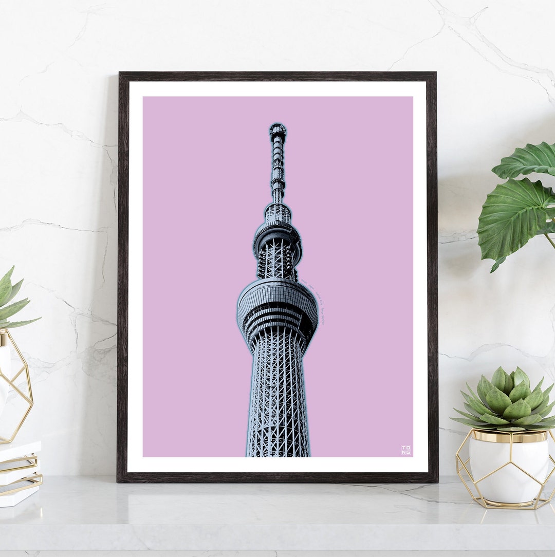 Tokyo Skytree Wall Art Print Decor Tokyo, Japan Etsy