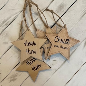 Wooden Star Ornament