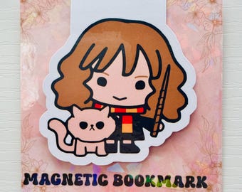 Wizard-Inspired Magnetic Bookmark – Book Lover Gift