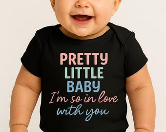 Pretty Little Baby Bodysuit: Pastel Colors, Gender Neutral Cotton Onesie