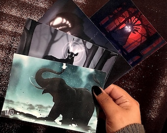 Kunstdruck Postkarten - einzeln/4er-Set