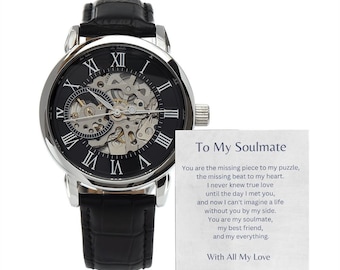 You Are My Missing Piece Openwork Watch