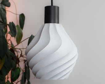 Pendelleuchte Wohnzimmer Lampe Stein Deckenlampe modern Dekoration Schlafzimmer Einrichtung modern Lampenschirm ikea Hängelampe 3D Druck