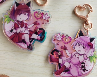 Tokyo Mew Mew Ichigo Double-sided 2.5" Acrylic Charm
