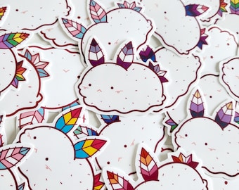 Pride Sea Bunny Stickers