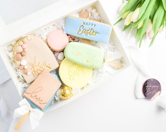 Luxury Easter Treat box, Easter Treats, Easter Cookies, Easter gift, Easter egg hunt box, Personalised gifts - PRE ORDER