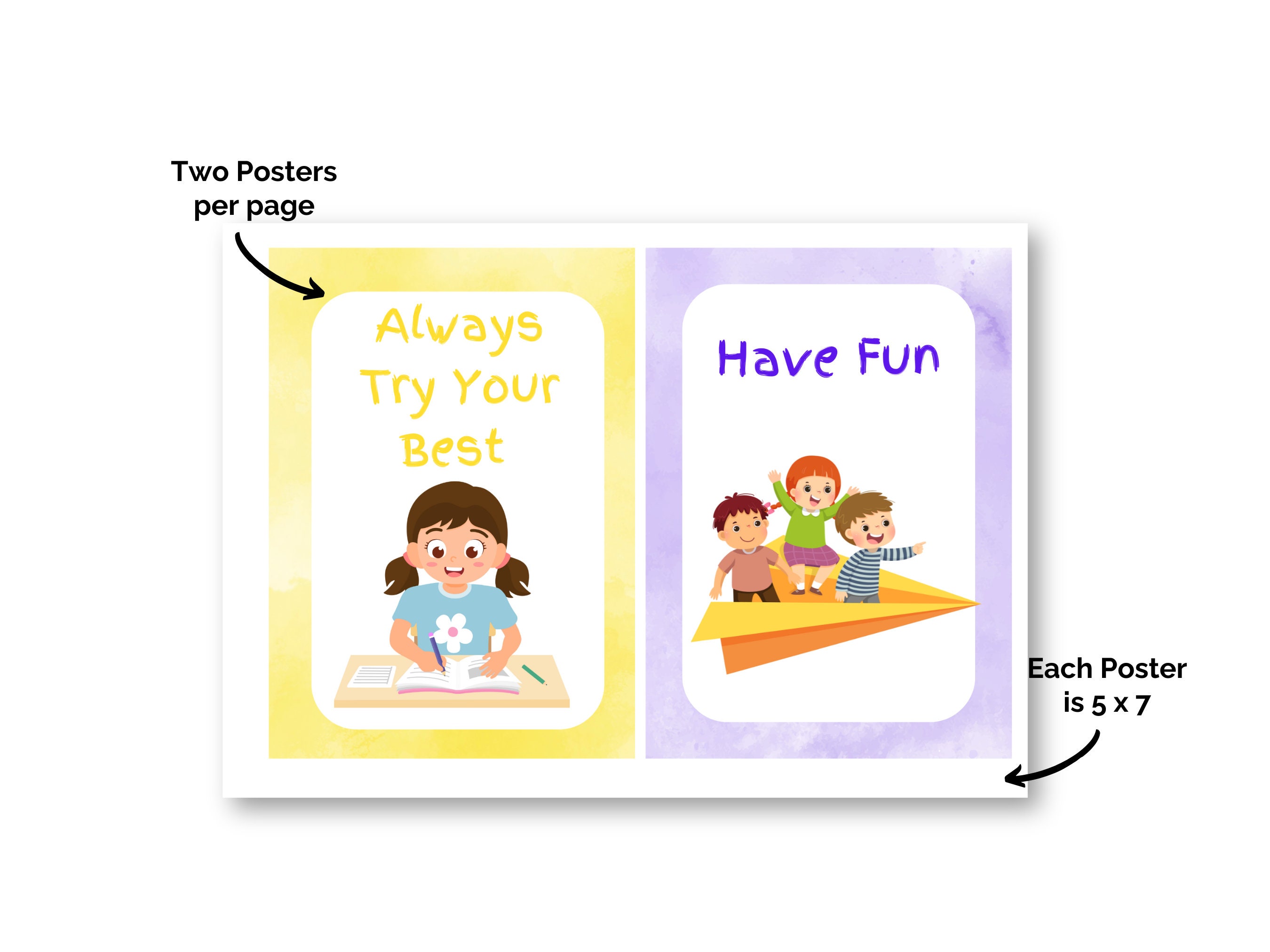 10 Classroom Rules Posters, Preschool and Daycare Decor, Printable Wall ...