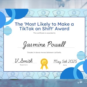 Nurse Superlatives Certificates, Funny Nurse Appreciation Awards, Printable Nurse Awards, Digital Nurse Recognition, Nurse Download PDF