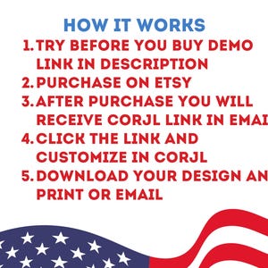 Veterans Day Flyer for School, PTA, PTO, Church or Nursing Home Celebrations, Editable Patriotic Invite Print, Mobile, Email 8.5 x 11 image 5