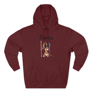 Fearless unisex premium pullover met capuchon