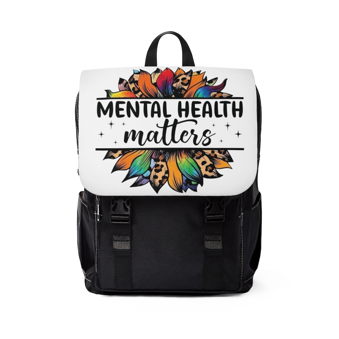 Mental Health Matters Unisex Casual Shoulder Backpack - Etsy