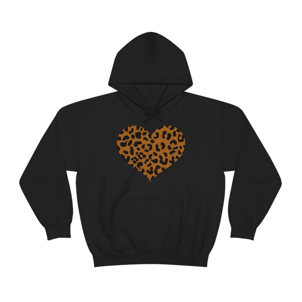 【GRAVER】heart leopard embroidery half-up clip sweatshirt Designer fashion, Seoul-fully created | W Concept