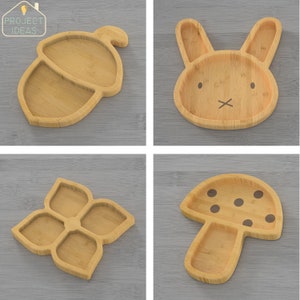 CNC file for wood - serving plate set