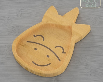 CNC Datei für Holz – Einhorn Servierplatte