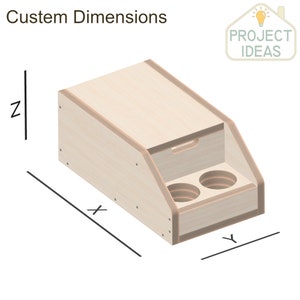 Custom Storage Box / Individual Center Console Vector File, Dxf-svg-pdf ...