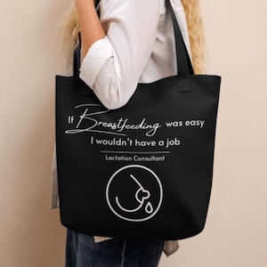 Lactation Consultant Tote Bag, lactation consultant gift, Postpartum Nurse Gift, Midwife Gift, Nurse Tote Bag, doula, breastfeeding, ibclc