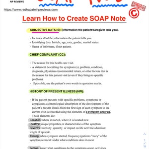 Soap note
