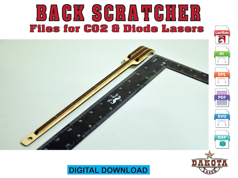 Back Scratcher Laser Files - Etsy