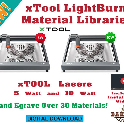 ORTUR Laser Master 2 Laser Lightburn Cut Library All the Etsy Israel