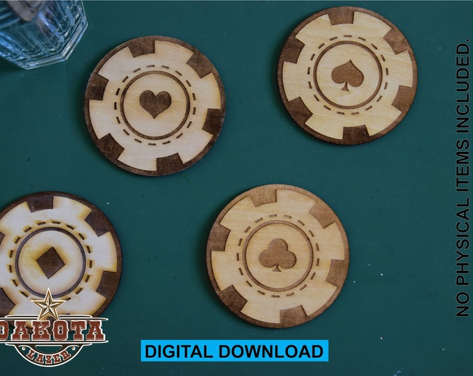 Poker Chip Coaster