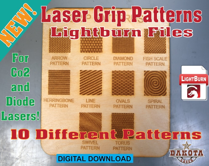 Laser Grip Kit - For your gun, bottle or whatever that needs a Grip!  Lightburn