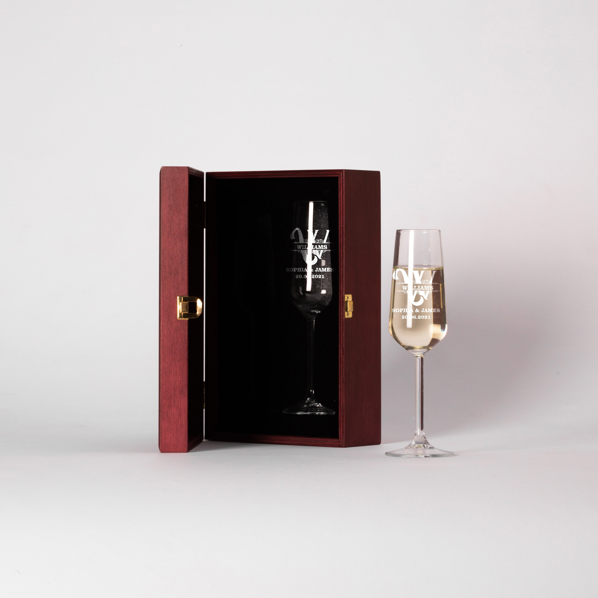 Personalized Wedding Champagne Flutes Wedding Toasting Etsy Canada