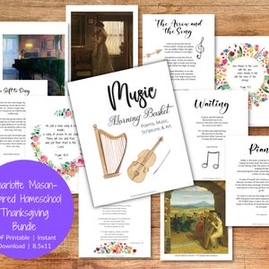 Charlotte Mason-Inspired Music Morning Basket  |  Music Morning Time  |  Charlotte Mason Education