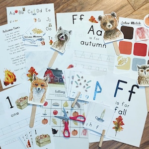 Preschool Autumn Unit  |  Preschool Fall Learning  |   Charlotte Mason Inspired Preschool Autumn Activities