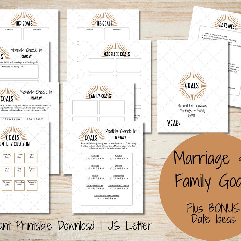 Couples Year Planning - Etsy
