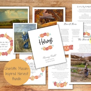 Harvest Morning Basket |  Charlotte Mason Morning Basket | Homeschool Poem and Art Study