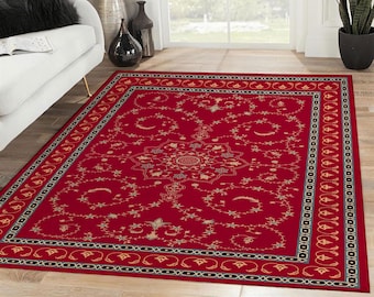Turkish Pattern Area Rectangle Rug, Large Vintage Area Rug, Rugs For Living Room, Home Decor Rug