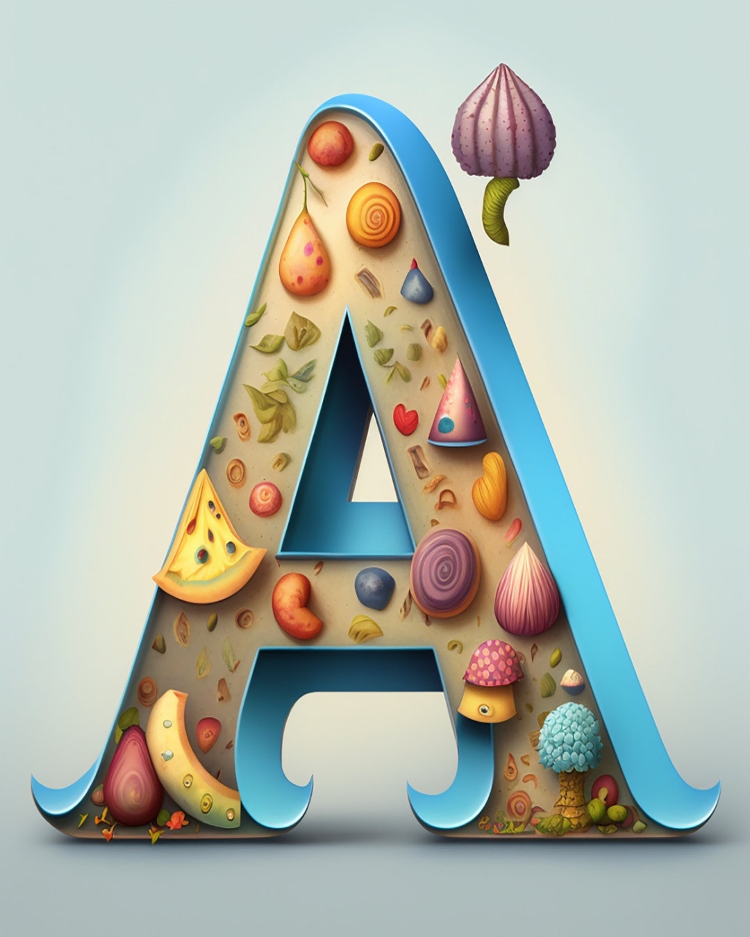 Alphabet Wall Art Classroom Decor Playroom Wall Decor Etsy