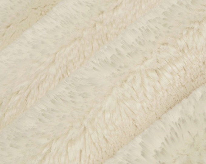 Natural Arctic Rabbit - Luxe Cuddle® Minky (shannon Fabrics) 30 Mm Pile ...
