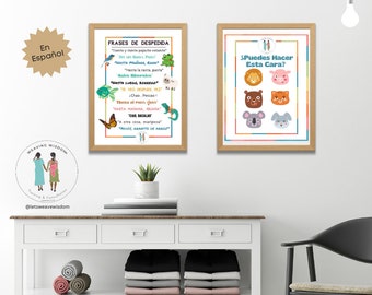 Therapist Office Decor- Bilingual Bundle (set of 7 posters)