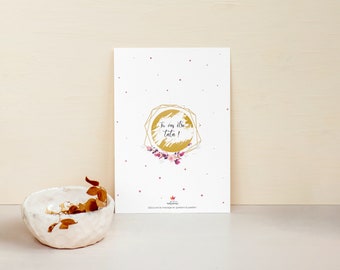 You're going to be tata: scratch card pregnancy announcement