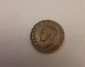 Moneta da un centesimo canadese del 1945