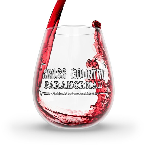 Cross Country Paranormal Stemless Wine Glass, 11.75oz