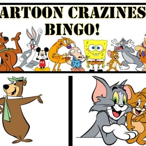 Cartoon Craziness Bingo!