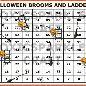 Halloween Brooms and ladders