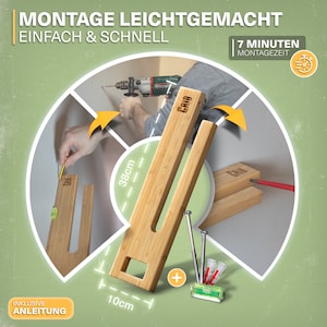 CRID Longboard Wandhalterung – langlebige und stilvolle Lösung zur Board-Aufbewahrung im Zimmer.