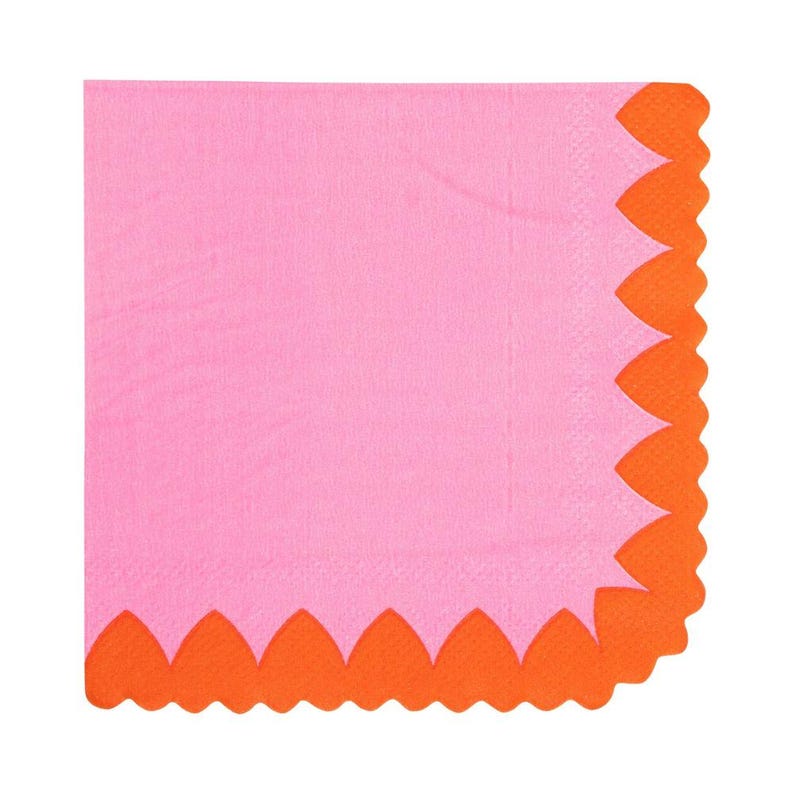 My Mind’s Eye Heart Border Cocktail Napkin - Thumbnail 4