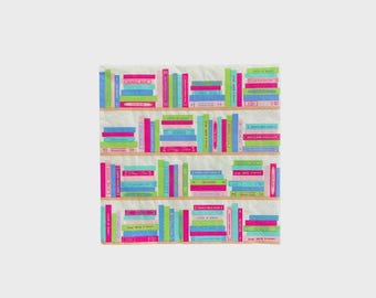 Book Club Large Napkins, 16ct | Book Themed Paper Napkins, Book Club Party Decorations, Dinner Party Napkins, Book Themed Party Supplies